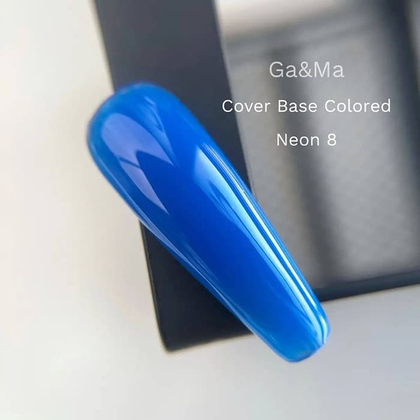 База кольорова GÉMELY ex GA&MA Colored base Neon №8, 15 мл, Вибір відтінку: №8, зображення 2