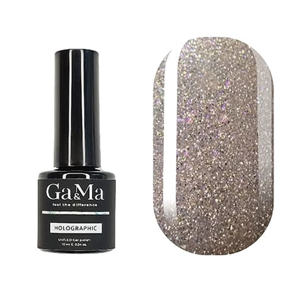 Гель-лак GÉMELY ex GA&MA Holographic Glitter №6, 10 мл