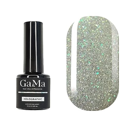 Гель-лак GÉMELY ex GA&MA Holographic Glitter №7, 10 мл