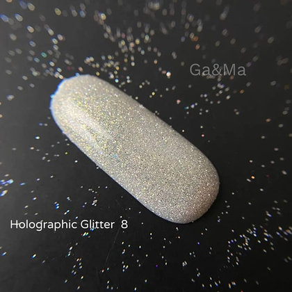 Гель-лак GÉMELY ex GA&MA Holographic Glitter №8, 10 мл, фото 2