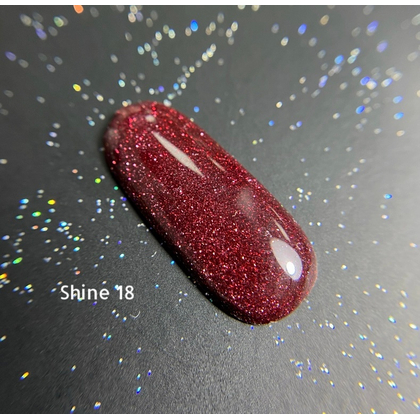 Гель-лак GÉMELY ex GA&MA Shine №18 світловідбивний, 10 мл, зображення 3