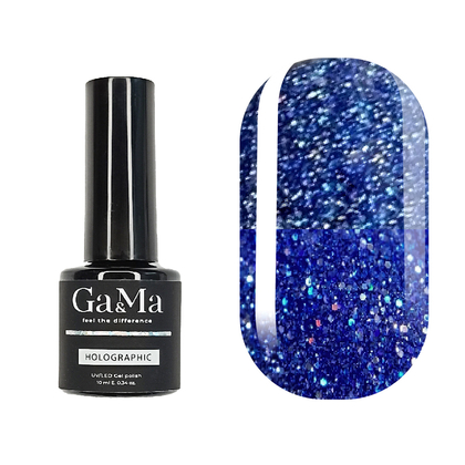Гель-лак Ga&Ma Holographic №6, 10 мл
