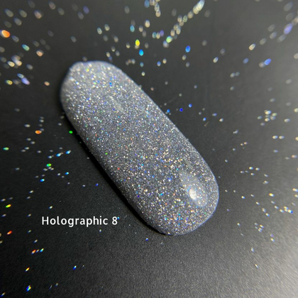 Гель-лак Ga&Ma Holographic №8, 10 мл, зображення 2