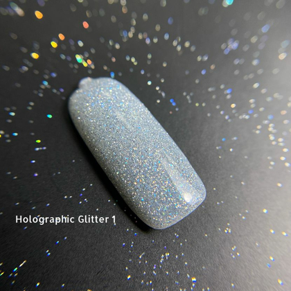 Гель-лак Ga&Ma Holographic Glitter №1, 10 мл, зображення 2