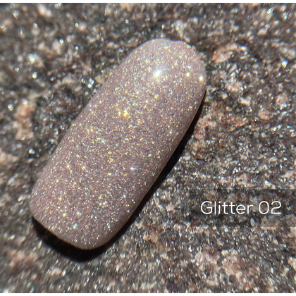 Гель-лак GÉMELY ex GA&MA Holographic Glitter №2, 10 мл, фото 3