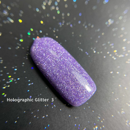 Гель-лак GÉMELY ex GA&MA Holographic Glitter №3, 10 мл, фото 3