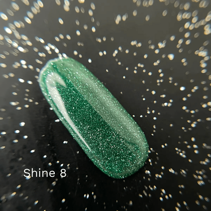 Гель-лак GÉMELY ex GA&MA Shine №8 світловідбивний, 10 мл, зображення 2