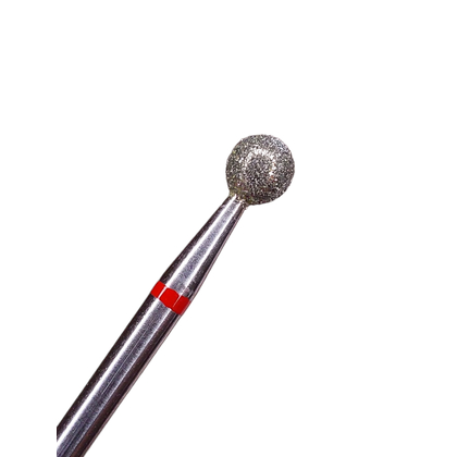 Фреза алмазная STRONG NAIL BITS шар  красная 0,40 см, Другой вариант: 1 шт, фото 2