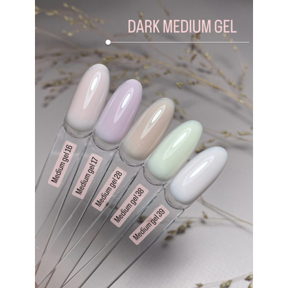 DARK Medium Gel №38, 15 мл, без пензлика, Вибір об'єму: 15 мл, зображення 3