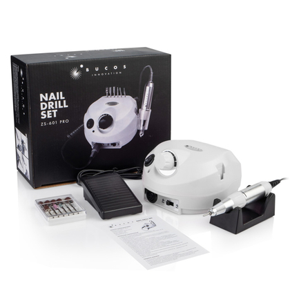 Фрезер для манікюру BUCOS ZS-601 Pro White, 35000 оборотів, зображення 6