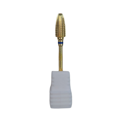 Фреза твердосплавная золотая STRONG NAIL BITS кукуруза синяя 0,50 мм, фото 3