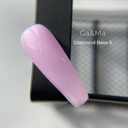 База GÉMELY ex GA&MA Diamond №5 з шимером, 15 мл, зображення 2