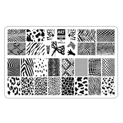 Пластина для стемпинга Art Stamping №0004