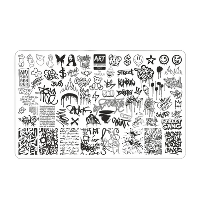 Пластина для стемпинга Art Stamping №0007
