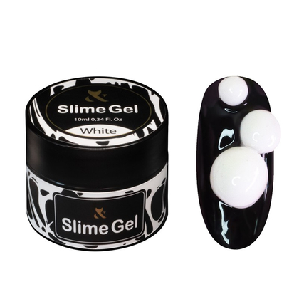 Гель-жвачка для дизайна ногтей F.O.X. Slime Gel White, 12 мл