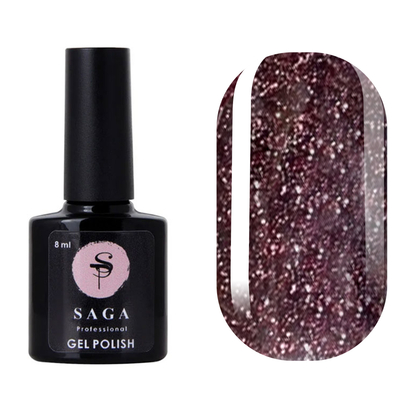 Гель-лак Saga Professional Fiery gel № 24 светоотражающий, 9 мл