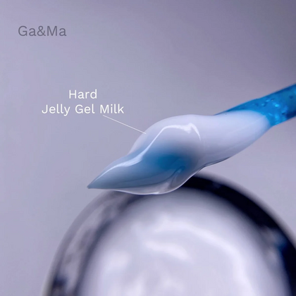 Гель-желе GÉMELY ex GA&MA Hard Jelly gel, milk, 15 мл, Вибір об'єму: 15 мл, Вибір відтінку: Milk, зображення 3