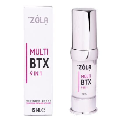 Многофункциональное премиальное средство ZOLA для бровей и ресниц Multi-Treatment BTX, 9 в 1