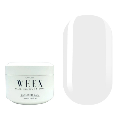 WEEX Builder Gel Smart №1, Вибір об'єму: 30 мл, Вибір відтінку: №1