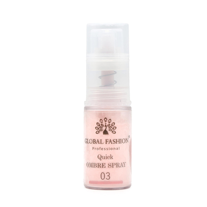 Сухой спрей для градиента Global Fashion Ombre Spray №3, пудра, 10 г, Выбор оттенка: №3