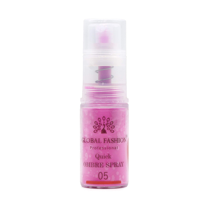 Сухой спрей для градиента Global Fashion Ombre Spray №5, фуксия, 10 г, Выбор оттенка: №5