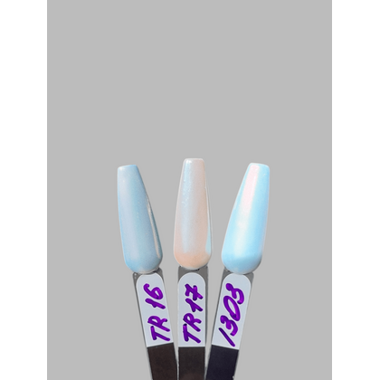 Втирка SHiNESHOP жумчужная голубая, 1 г, фото 2