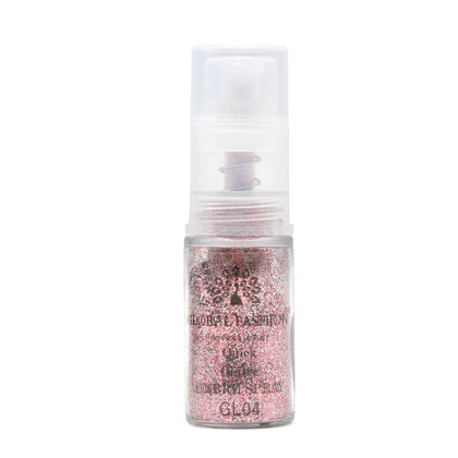 Сухой спрей для градиента Global Fashion Ombre Spray GLITTER, №4, розовый, 10 г (GL), Выбор оттенка: №4