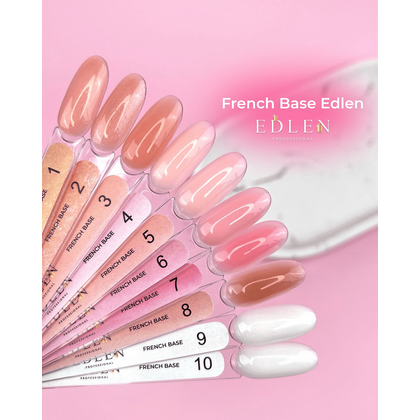 Edlen Cover base French №2, 9 мл, Вибір відтінку: №2, зображення 2