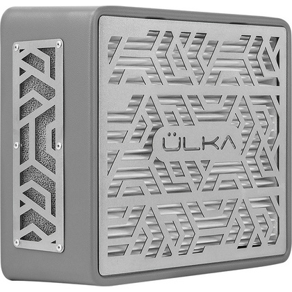 Переносная вытяжка для маникюра и педикюра с фильтром Ulka Premium, серая