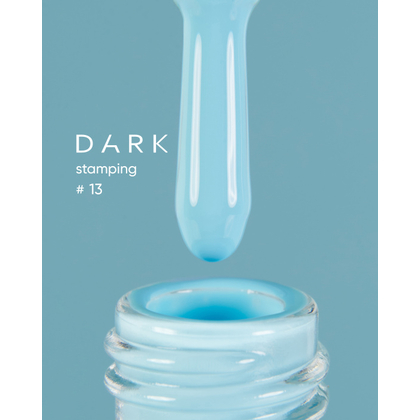 DARK Stamping polish №13, небесный, 10 мл