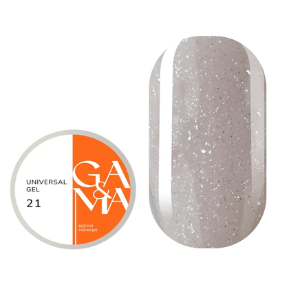 Рідкий гель GÉMELY ex GA&MA Universal gel №21, 15 мл, Вибір об'єму: 15 мл, Колір колекції: №21, призначення