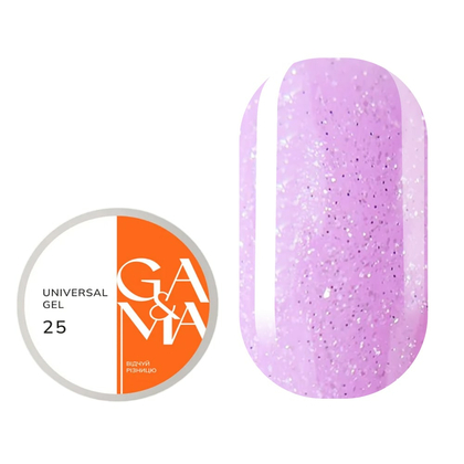 Рідкий гель GÉMELY ex GA&MA Universal gel №25, 15 мл, Вибір об'єму: 15 мл, Колір колекції: №25