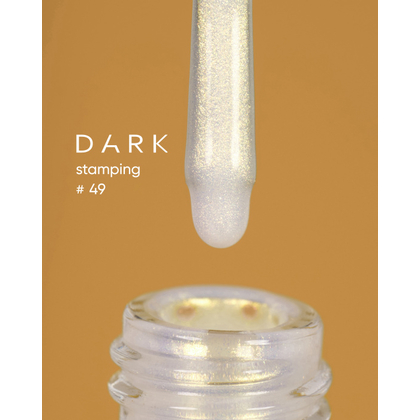 DARK Stamping polish №49, золотой хамелеон, 10 мл