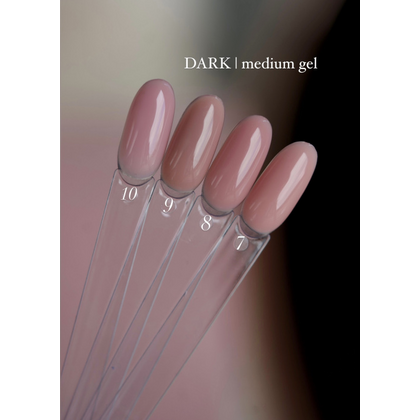 DARK Medium Gel №9, 15 мл, без пензлика, Вибір об'єму: 15 мл, зображення 4