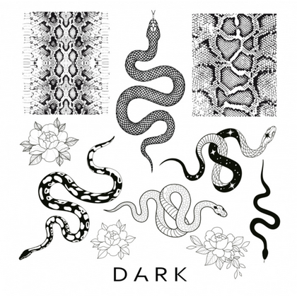 Пластина для стемпинга DARK SNAKE MINI