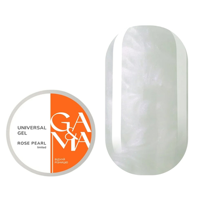 Рідкий гель Ga&Ma Universal gel Rose Pearl (limited), 15 мл