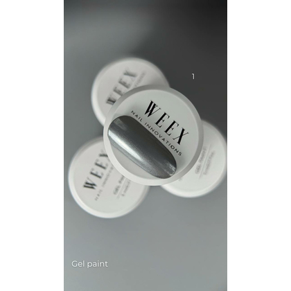 Гель-краска WEEX Gel paint №1, Выбор оттенка: №1, фото 2