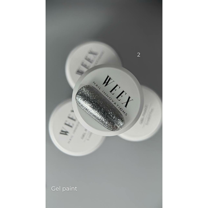 Гель-краска WEEX Gel paint №2, Выбор оттенка: №2, фото 2