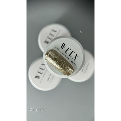 Гель-краска WEEX Gel paint №3, Выбор оттенка: №3, фото 2