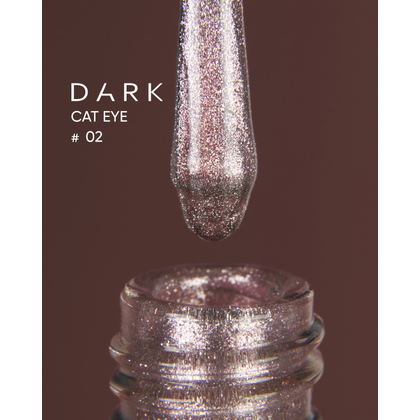Гель-лак DARK Cat Eye №2, 10 мл, зображення 2
