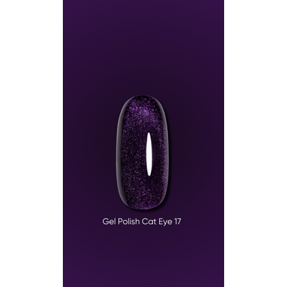 Гель-лак DARK Cat Eye №17, 6 мл