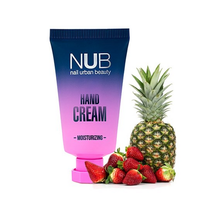 Крем для рук NUB увлажняющий Hand Cream Moisturizing, клубника и ананас, 30 мл, Выбор оттенка: Полуниця