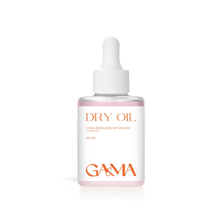 Масло сухое для кутикулы GÉMELY ex GA&MA Dry oil, вишня, без шиммера, 30 мл, Выбор объема: 30 мл