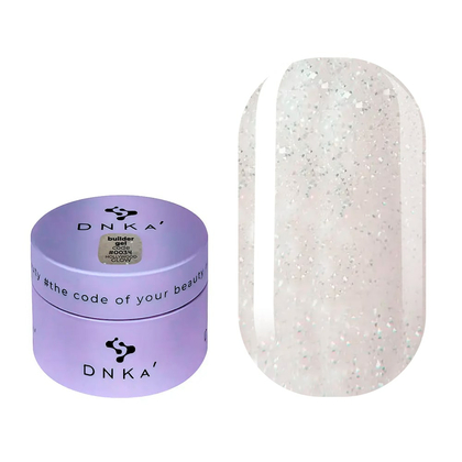 Гель DNKa Builder №34 Hollywood Glow, 30 ml, Вибір об'єму: 30 мл, Вибір відтінку: №34