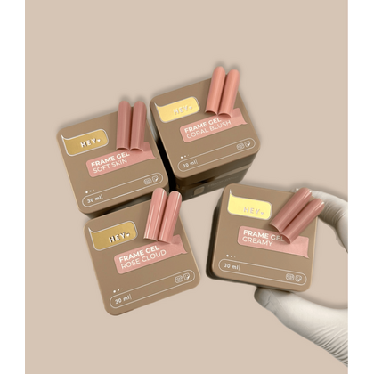 HEYLOVE Frame Gel "Coral Blush", бежево-персиковый, 30 мл, Выбор оттенка: Coral Blush, фото 2