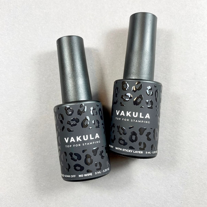 Топ для стемпінгу Vakula без липкого шару, 9 мл, зображення 2