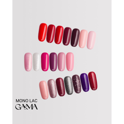Однофазный гель-лак GÉMELY ex GA&MA Mono Lac №06, 6 мл, Выбор оттенка: №6, фото 3