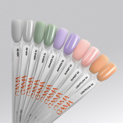 Гель GÉMELY ex GA&MA Simple gel №53 Sunset, 15 мл, Вибір об'єму: 15 мл, Колір колекції: №53, зображення 2
