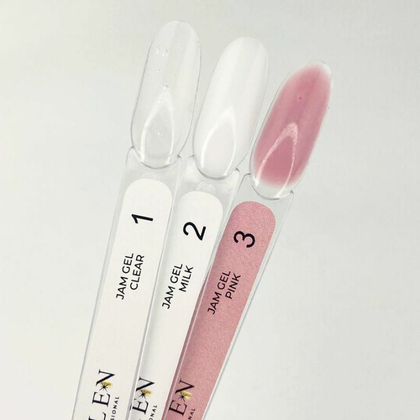 Edlen Jam Gel №1, прозрачный, 15 мл, Выбор объема: 15 мл, Выбор оттенка: №1, фото 3