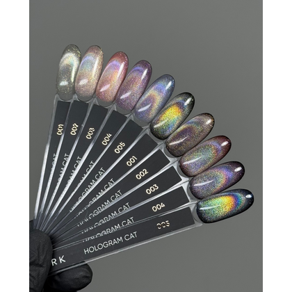 Гель-лак DARK gel polish Hologram Cat №01, 6 мл, Вибір відтінку: №1, зображення 4, призначення